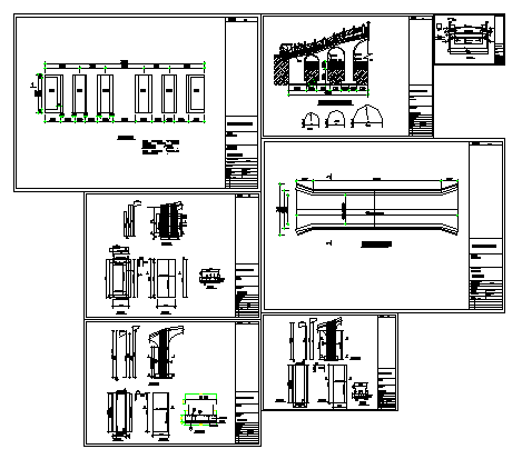 Detail drawing of Pier foundation plan for bridge design drawing - Cadbull