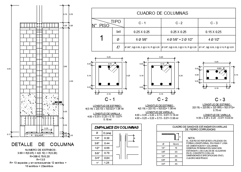 Detail Of Foundation Section Plan Dwg File Cadbull