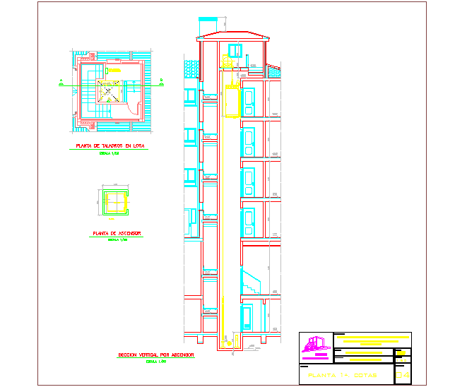 Detail of elevator - Cadbull