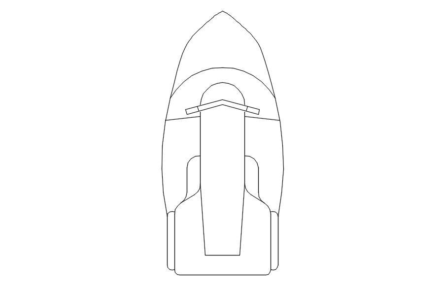 Speed Boat Elevation CAD blocks Free Download DWG File - Cadbull