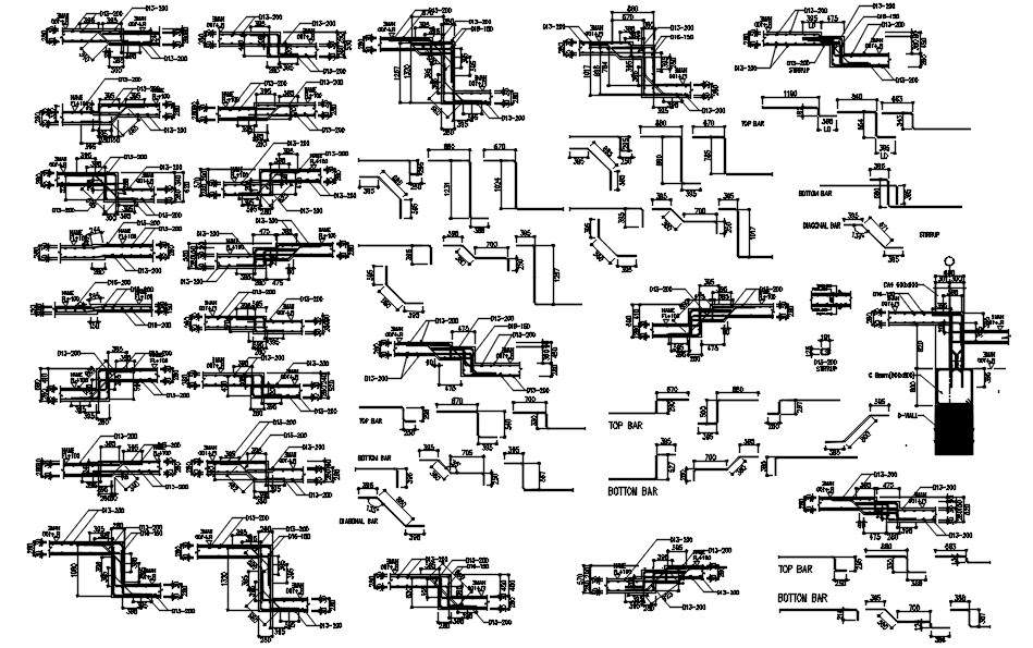 detail-drawing-of-reinforcement-bars-in-autocad-dwg-file-cad-file