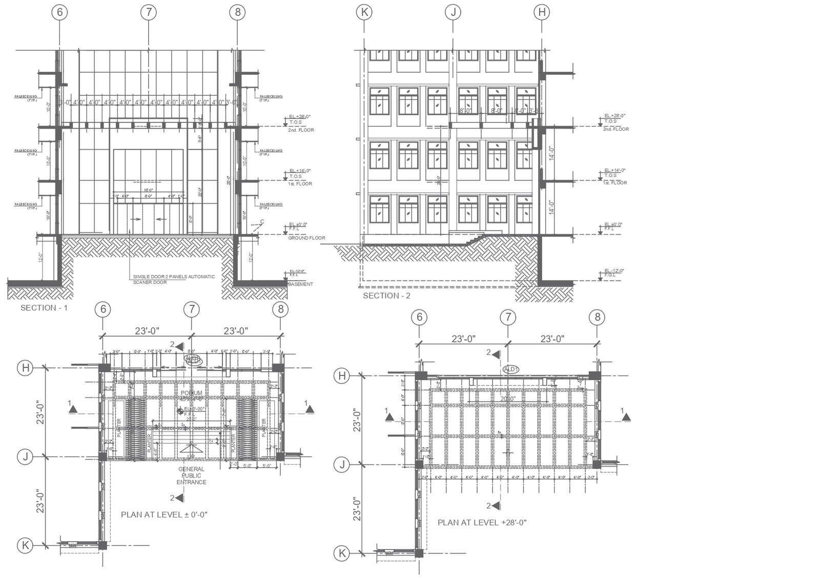 detailed-plans-and-sections-of-a-high-rise-residential-building-in-dwg