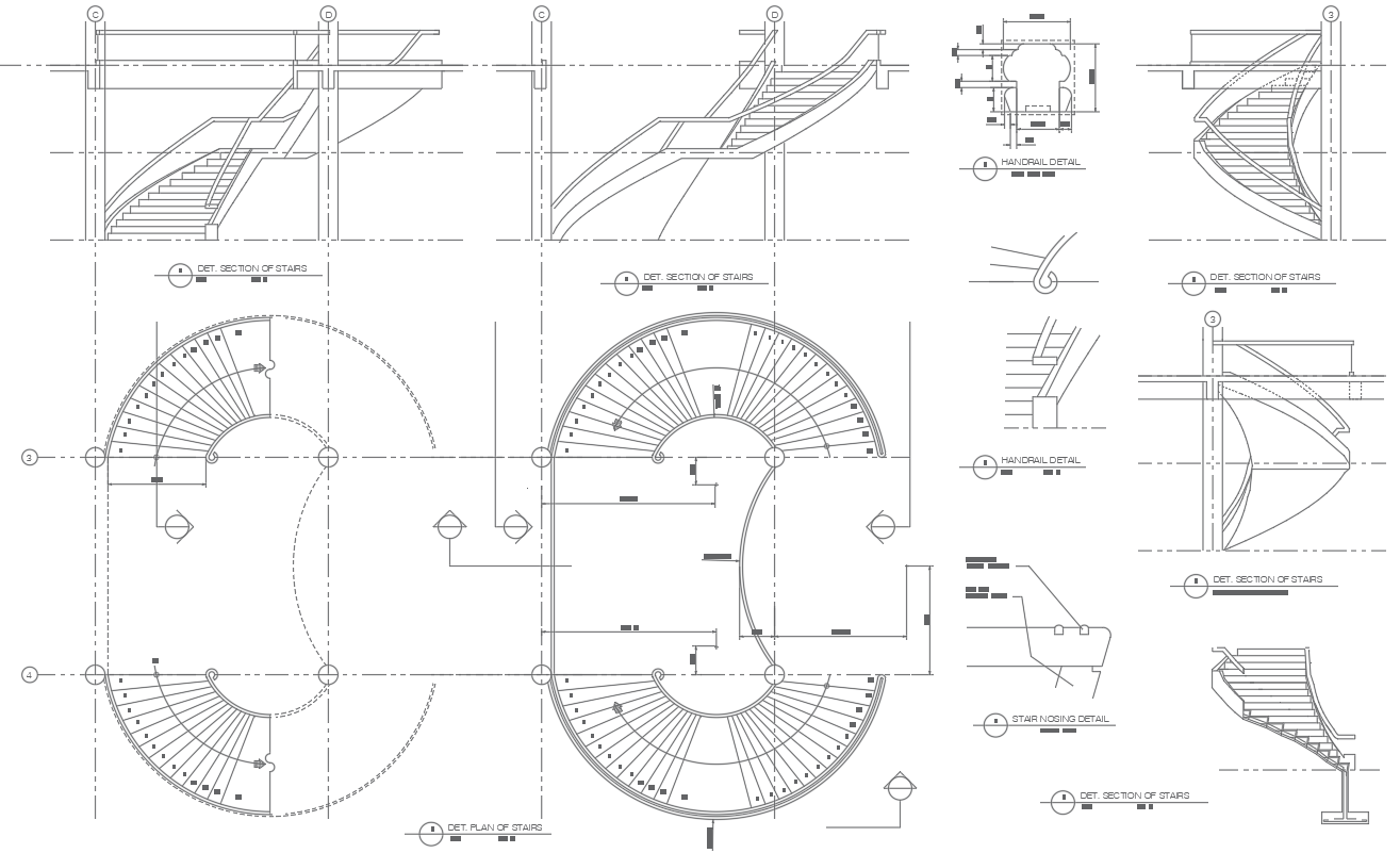 detailed-spiral-staircase-plan-and-section-drawing-in-dwg-file-cadbull