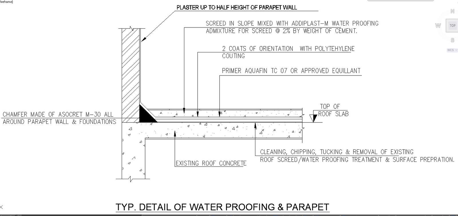 Basement Waterproofing Dwg Autocad Drawing Concrete A - vrogue.co