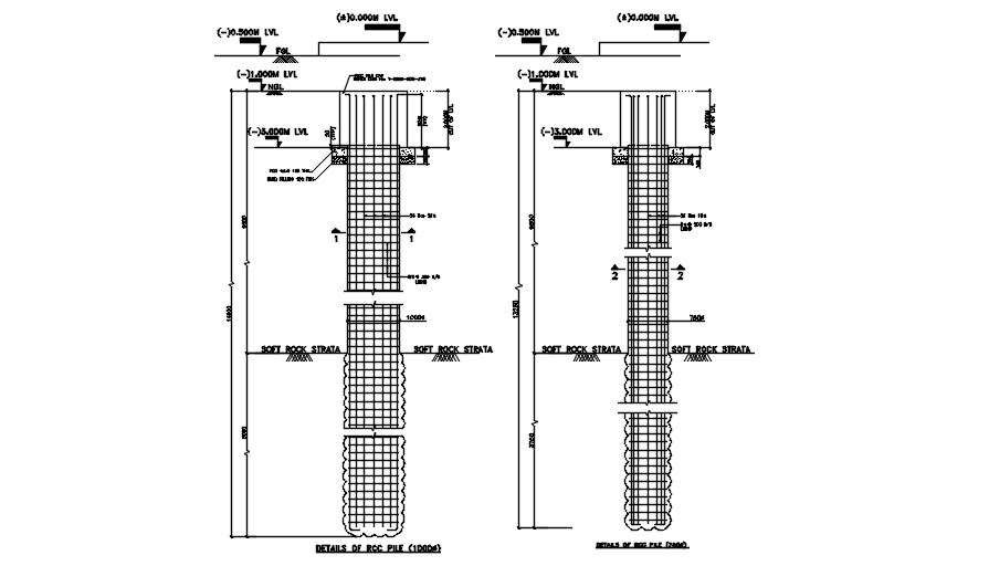 Details of RCC piles drawing given in this AutoCAD file. Download this ...