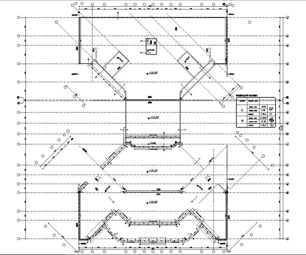 Details of Roof Deck Floor Plan Layout CAD Drawing In DWG File - Cadbull