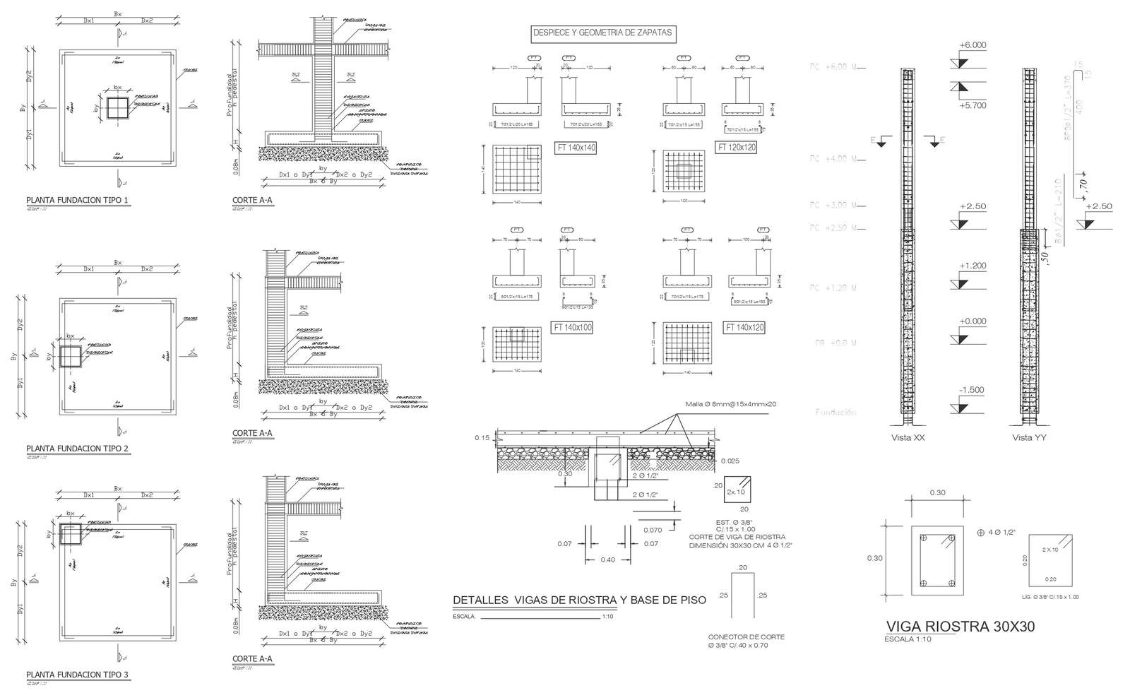 Details of brace beams and floor base and Exploration and geometry of ...