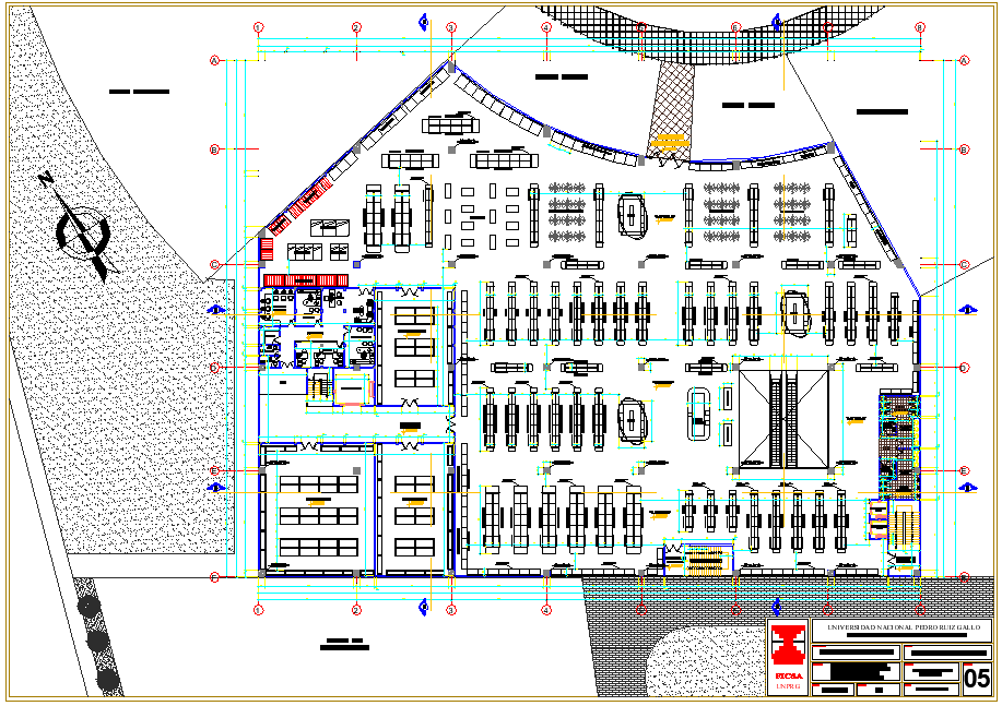 Development of supermarket plan detail layout file - Cadbull