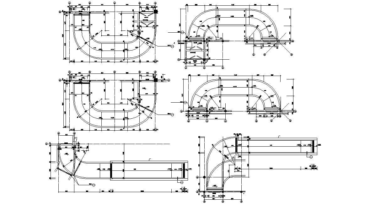 Different Ramp Design Plan CAD File Cadbull