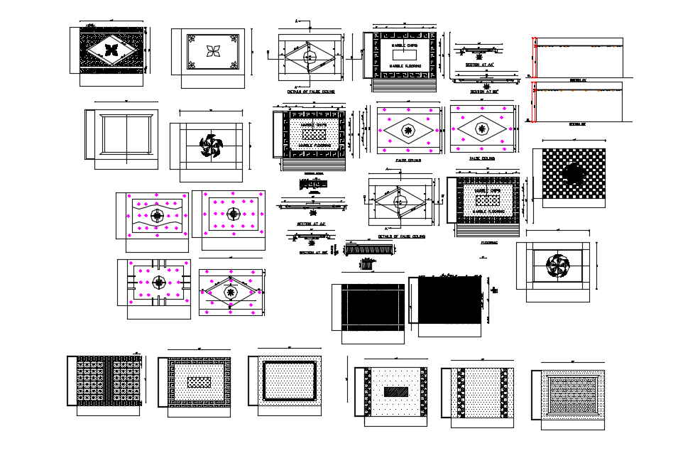 False Ceiling Design View Dwg File Cadbull Designinte Com