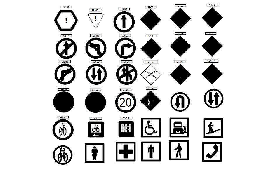 different-symbols-cad-blocks-are-designed-in-autocad-2d-drawing-cad