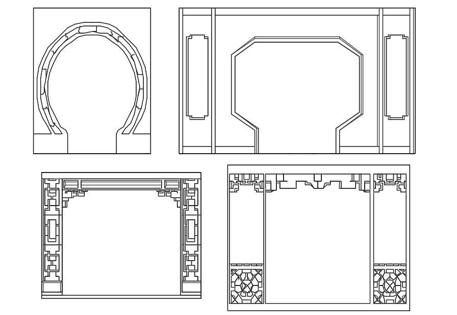 Different types of Architectural column Drawing design , download the ...