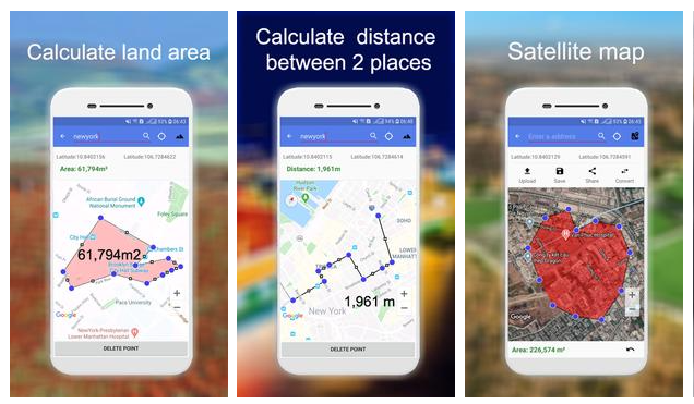 Distance and area measurement land app. Download the APK files now 