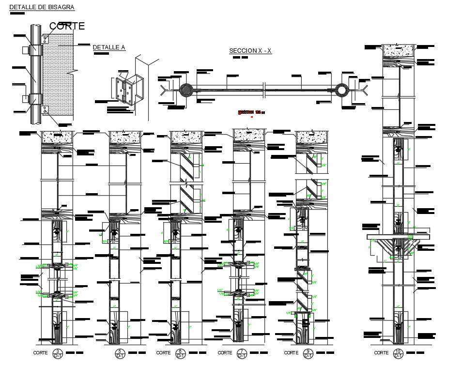 Door & Frame Design - Cadbull