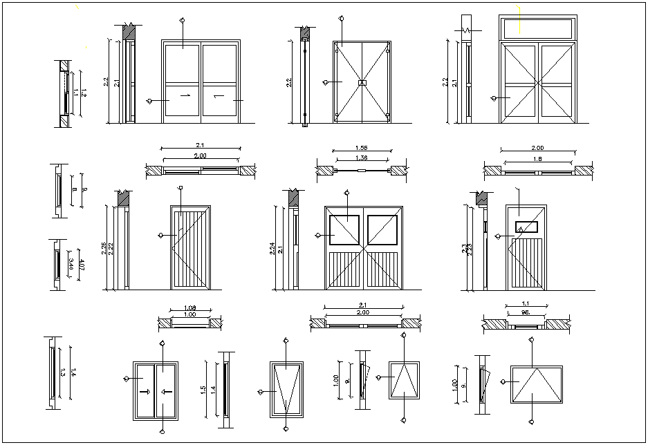 Окна пвх чертежи dwg