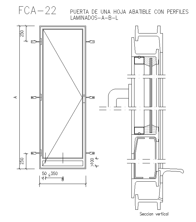 Door detailed cad drawing is given in this cad file. Download this 2d ...