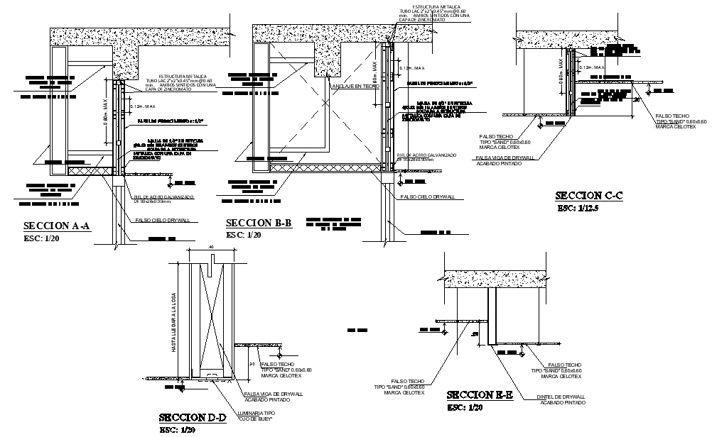 Door Section View Is Given For 30x10m Office Plan In This Autocad Drawing File Download Now 2366