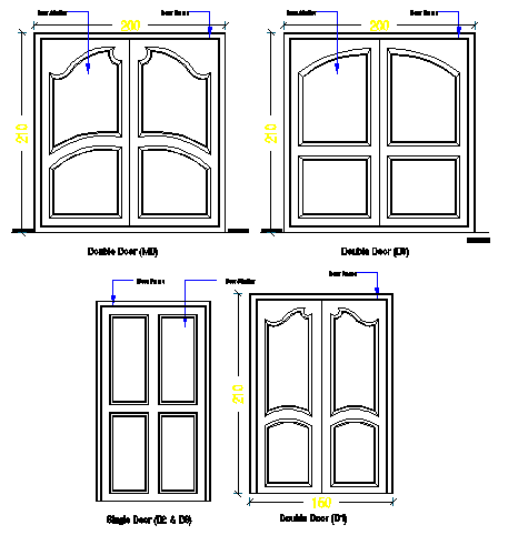 Illustration Vector Graphic Double Door Front Stock Vector Royalty Free  2112787247  Shutterstock