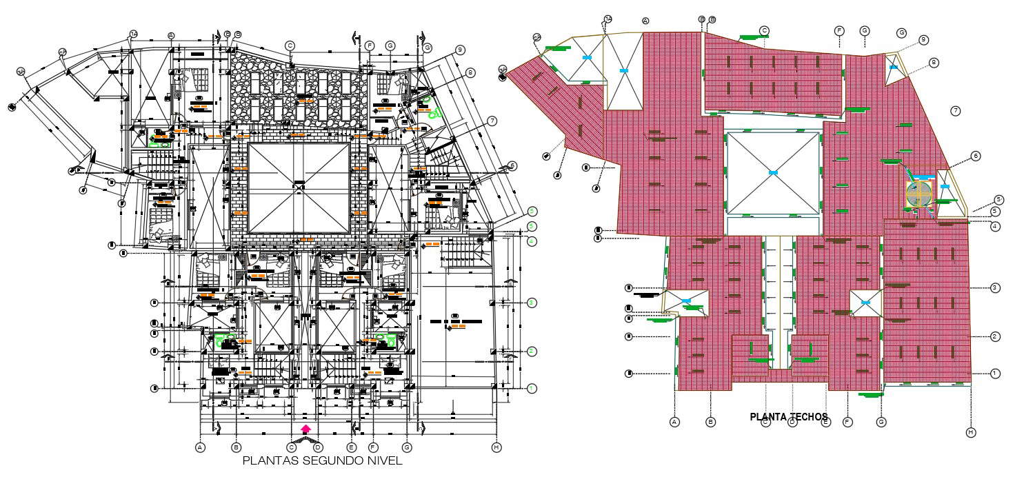 double-height-house-first-floor-and-roof-plan-design-cadbull