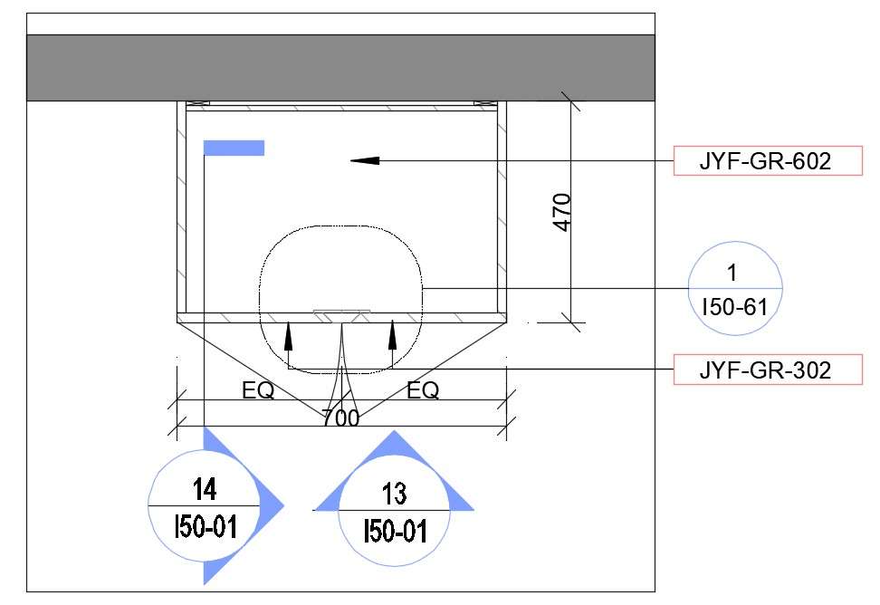  Double  door  detail drawing  presented in this cad drawing  