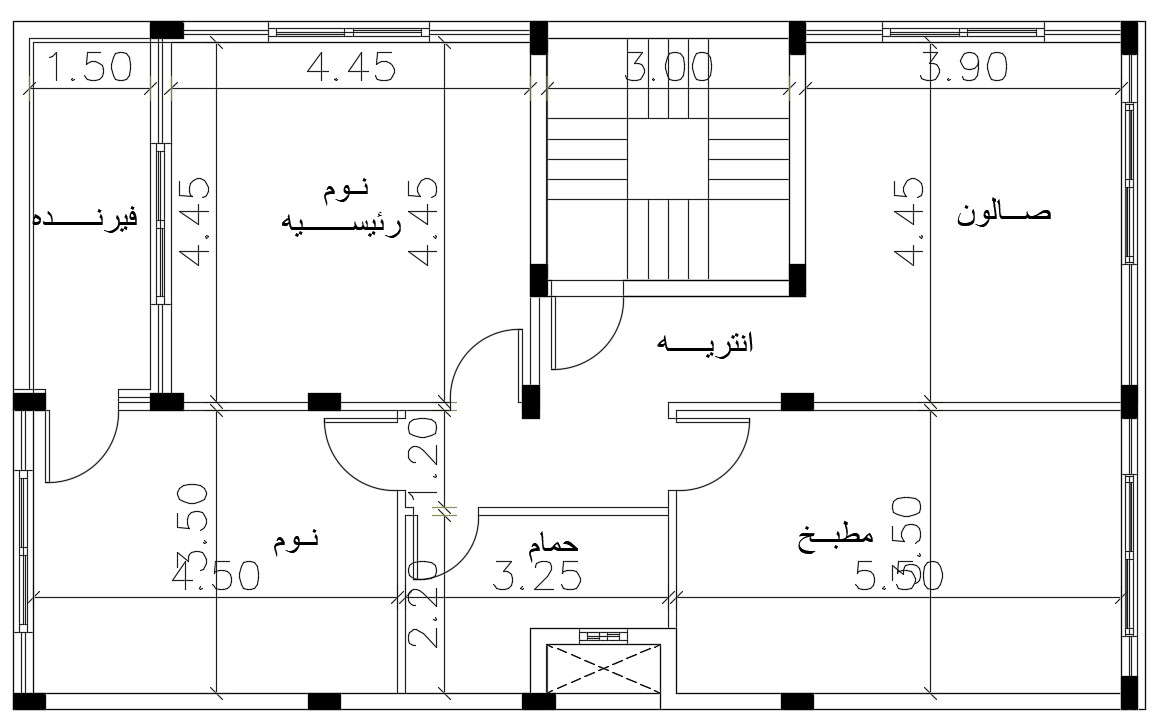 download-2-bedroom-house-plan-with-dimension-dwg-file-cadbull