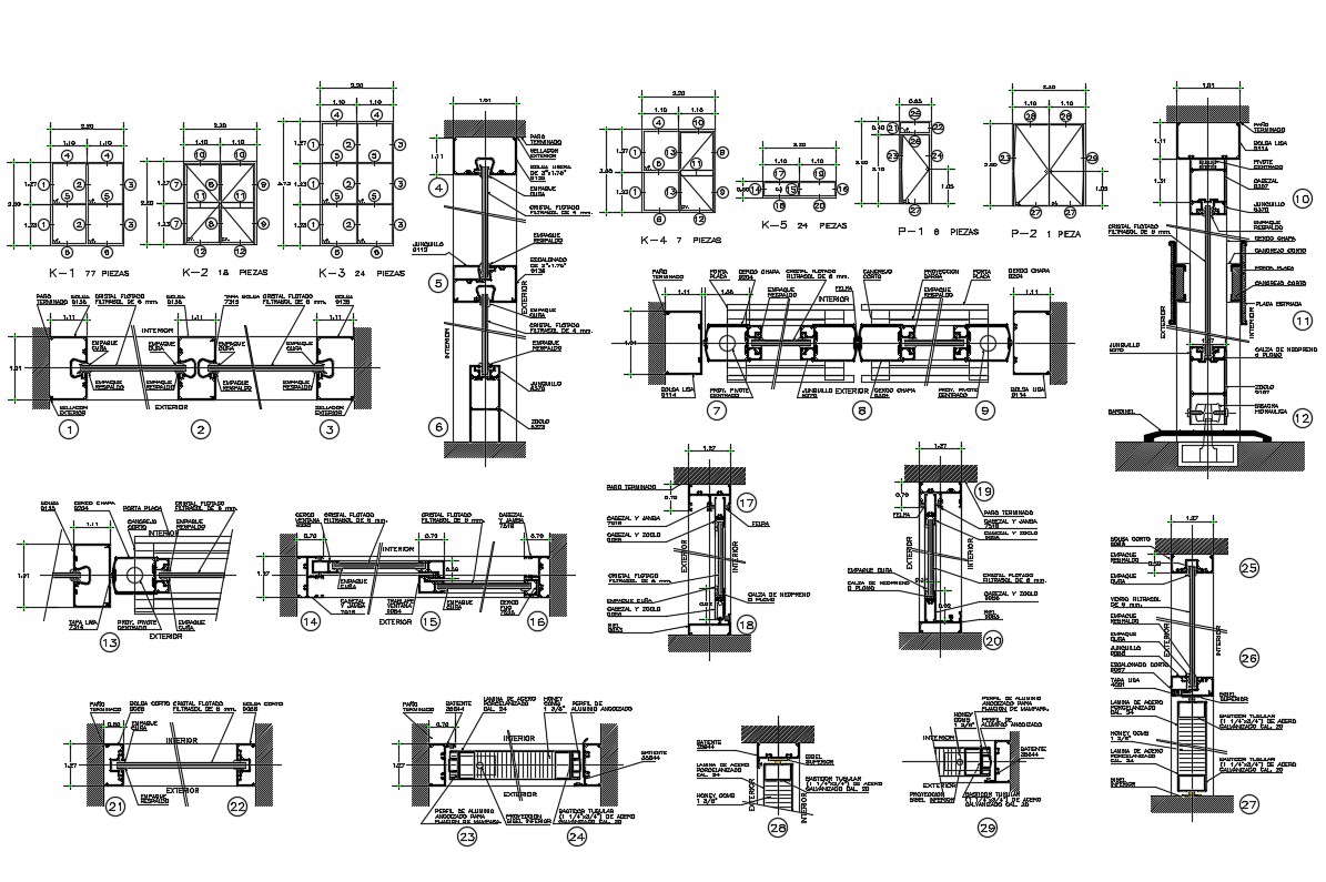 Download AutoCAD Door Blocks - Cadbull