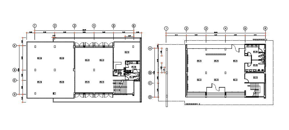 download-banquet-hall-plan-with-working-drawing-dwg-file-cadbull