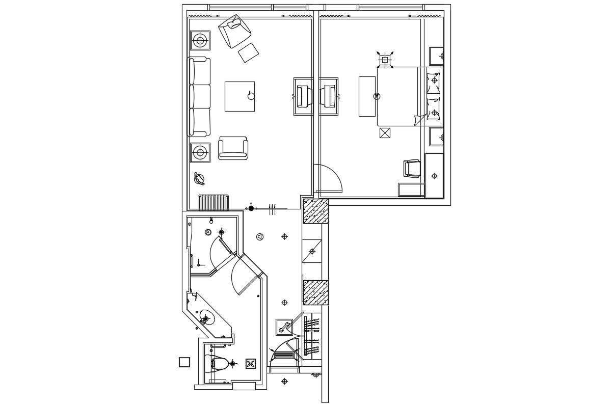 Download Bedroom Free Cad Drawing Cadbull