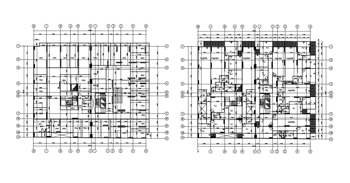 Download Building Floor Plans - Cadbull