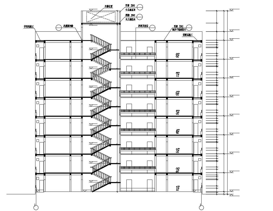 Download Building Section CAD Drawing - Cadbull