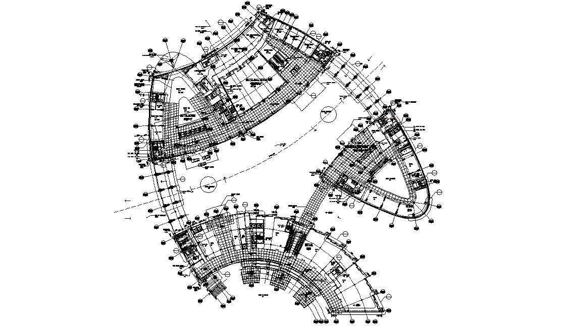 Download Commerce Building Design Flooring Plan - Cadbull