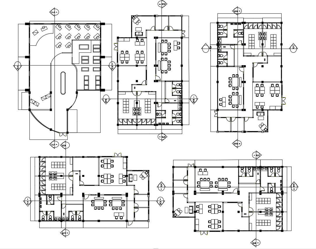 Download Commercial Building Design Plans - Cadbull