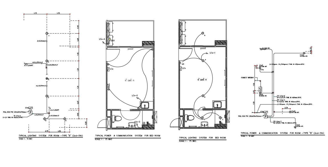 Download Free Electrical Installation Plan In AutoCAD File - Cadbull