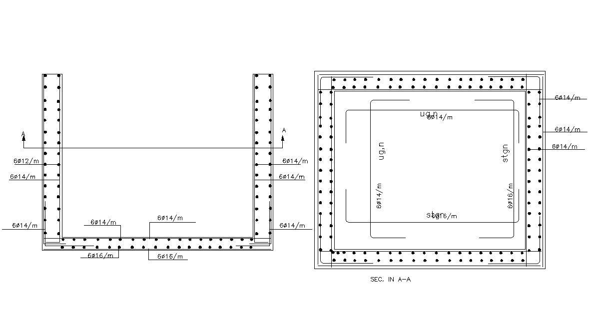 d-cad-drawing-rcc-water-tank-design-with-reinforcement-bars-autocad