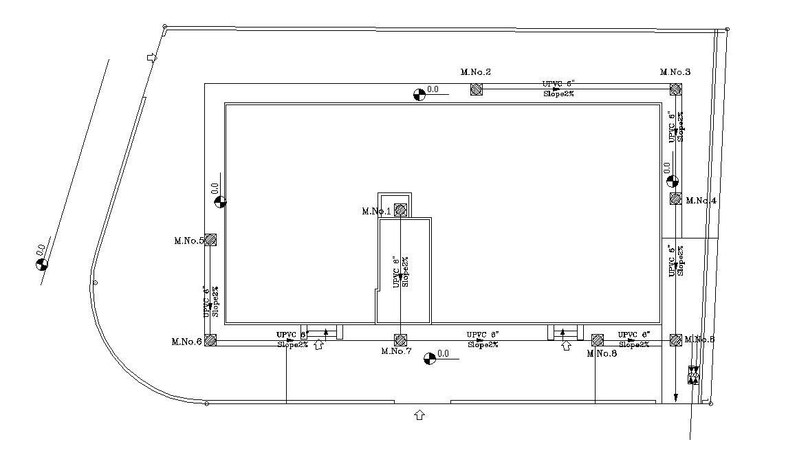 Download Free Site Plan CAD Drawing Cadbull