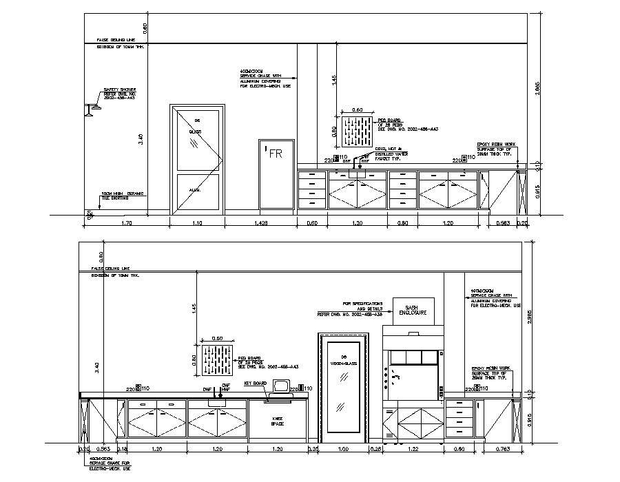 Download Kitchen Elevation AutoCAD Drawing Mon Sep 2019 07 30 54 