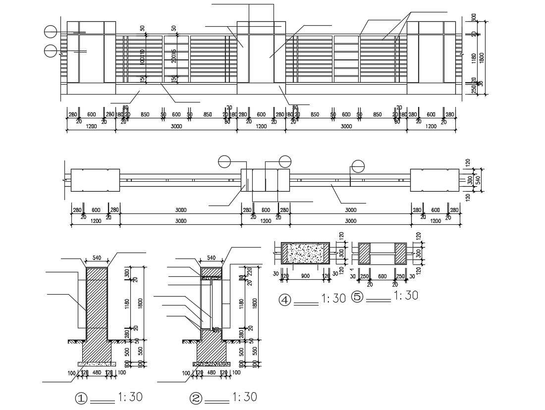 Download The Modern Main Gate Designs CAD File - Cadbull