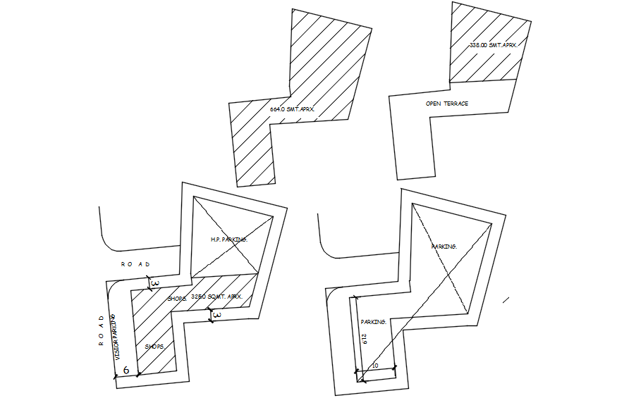 Download Free Plot Plan In AutoCAD File - Cadbull