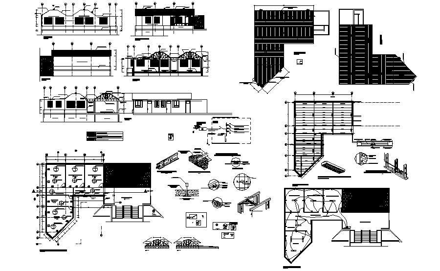 Download Free Building Floor Plan In DWG File - Cadbull