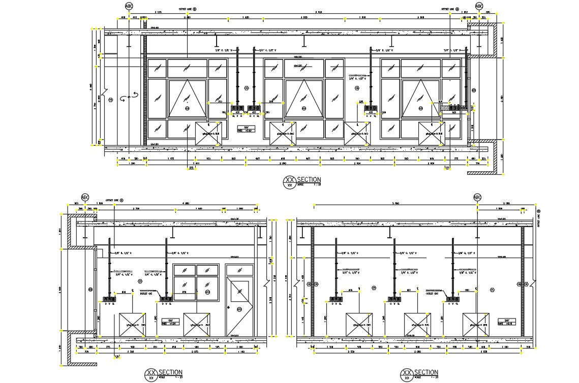 Drawing file shows the typical detail outlet gas is given in this ...