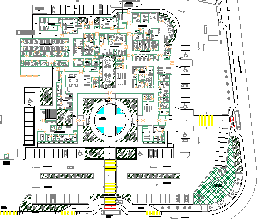 Drive medical health center architecture project dwg file - Cadbull