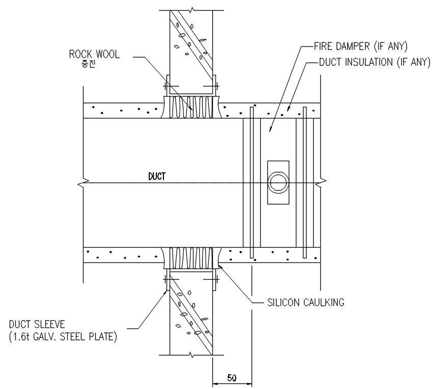 Duct design in AutoCAD 2D drawing, CAD file, dwg file - Cadbull