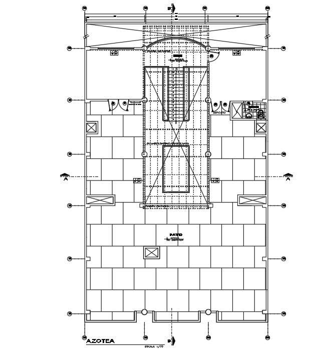 Duct detail of top plan drawing stated in this AutoCAD file | Download ...