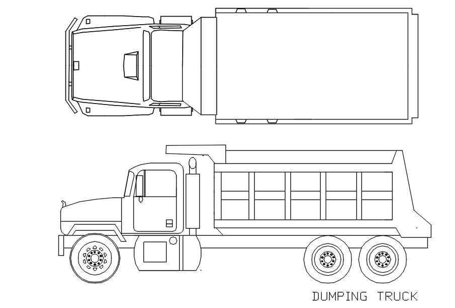 Carrier Truck Cad Block Sample Dwg | Sexiz Pix