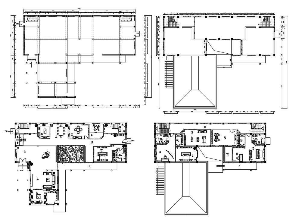 Duplex House Design CAD File - Cadbull