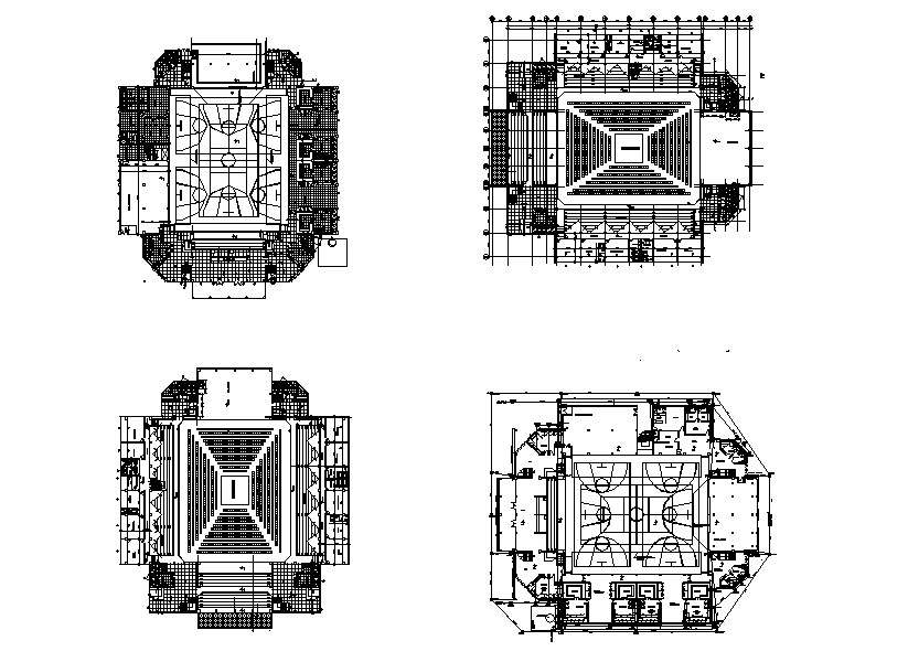 Dwg file of coliseum - Cadbull