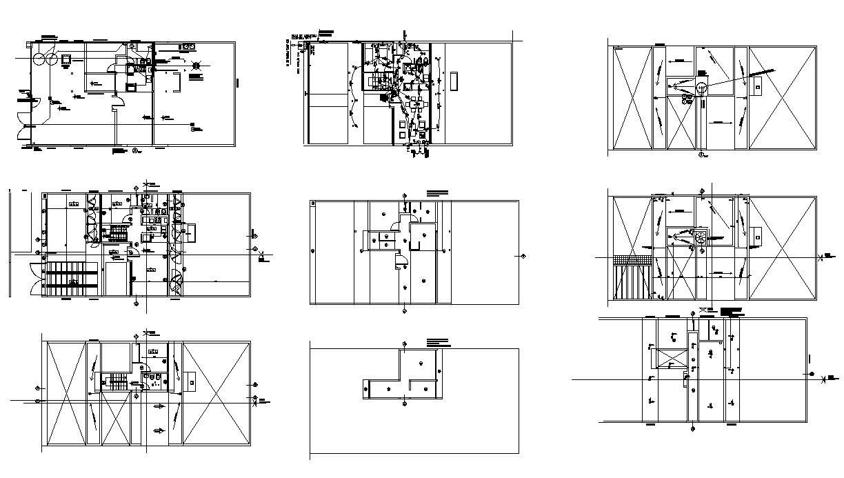 Dwg File Of Residential House - Cadbull