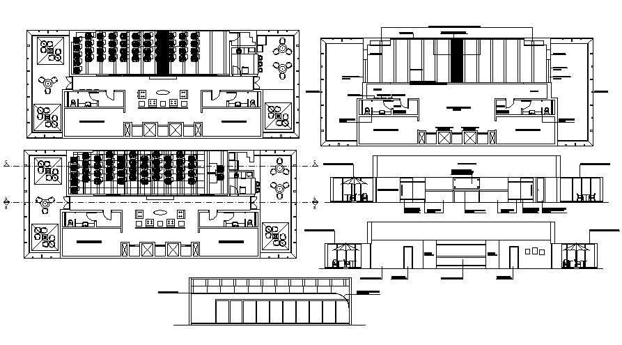 Educational Building Plan dwg File - Cadbull