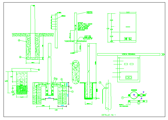 Educational building planning structure details dwg file - Cadbull