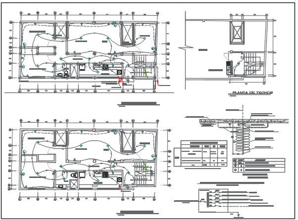 Electric plan detail dwg detail file - Cadbull